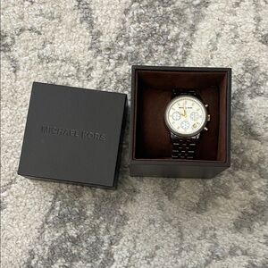 Michael Kors Men's Womens with Silver and Gold Band